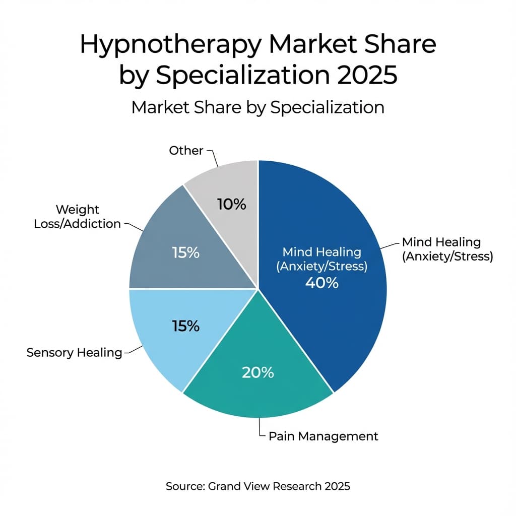 Hypnotherapy Market Share by Specialization 2025
